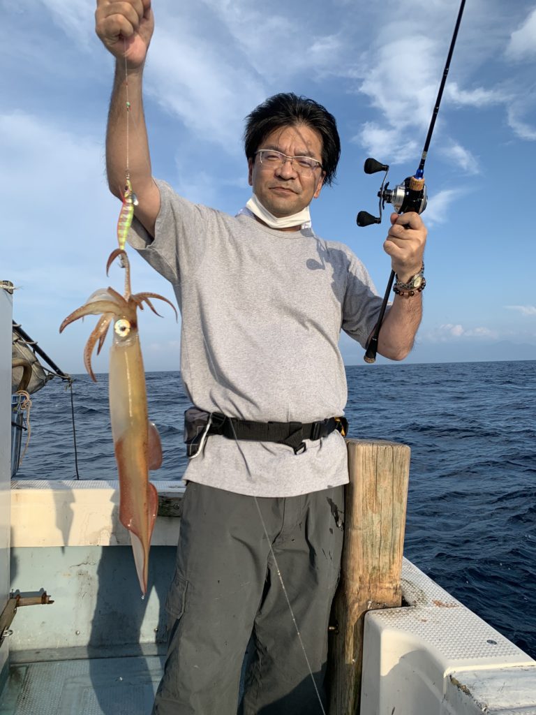 7月31日 白いか釣果 山陰 鳥取県 境港の遊漁船 釣り船 第二光洋丸