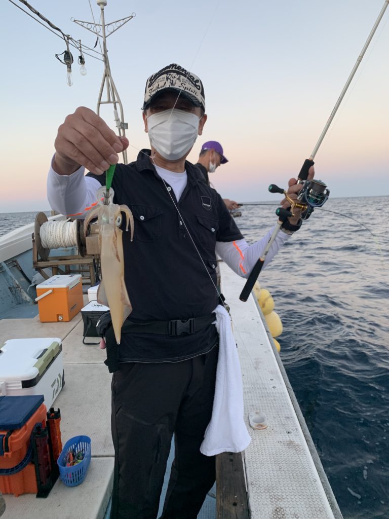 8月28日 白いか釣果 山陰 鳥取県 境港の遊漁船 釣り船 第二光洋丸